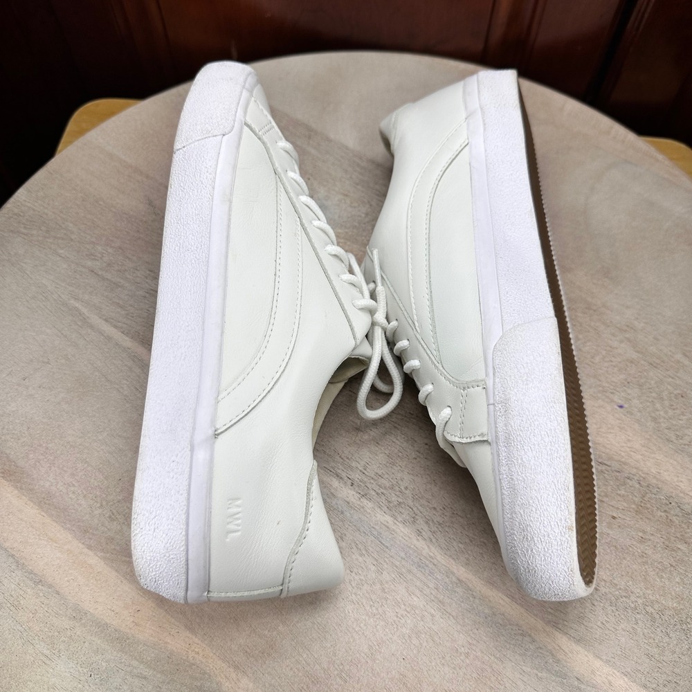 Madewell Sidewalk Low Top Sneakers White Leather Mens 8.5 Womens 9.5 - Picture 10 of 12